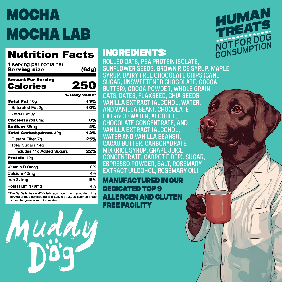 Mocha Lab - Mocha Energy Bar - 12ct